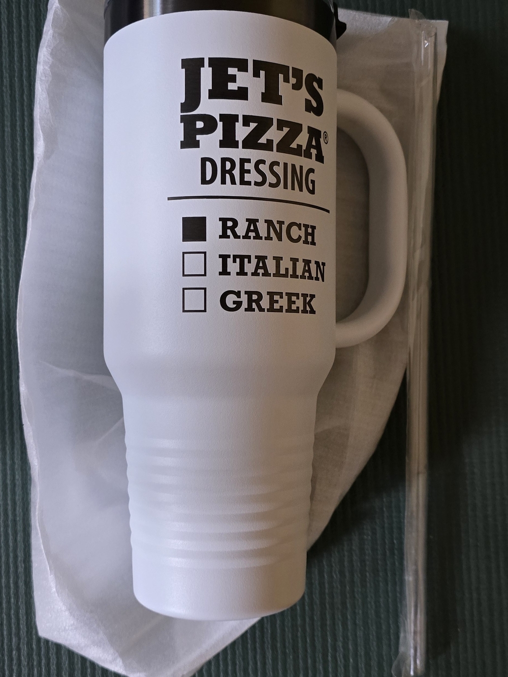 Jet's Pizza 'Dressing' Insulated Travel Mug